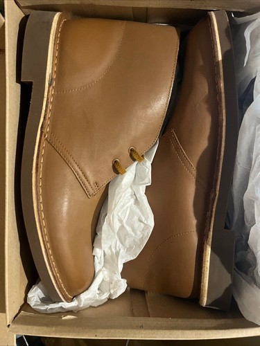 Clarks Bushacre 2 Chukka Boot Tan Brown Leather Men's Size 9.5 - Picture 7 of 12