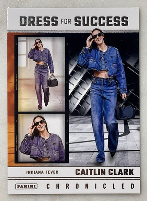 #ad Caitlin Clark Fever 2025 Panini Chronicled Dress For Success “Shapshots” No 65 $2.99