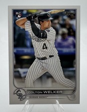 2022 Topps Colton Welker RC #480 Colorado Rockies ⚾️