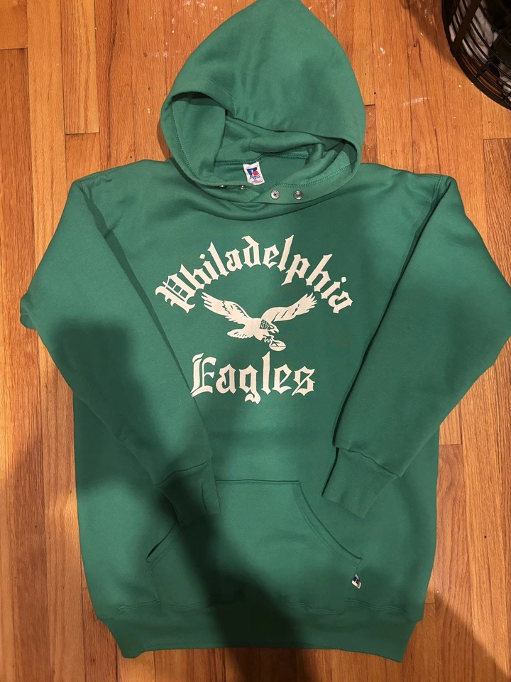 1980-е Russell Athletic двуликий Philadelphia Eagles толстовка с капюшоном - Изображение 2 из 4
