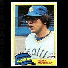 1981 Topps - Mario Mendoza #76 Seattle Mariners ⚾ Baseball Card