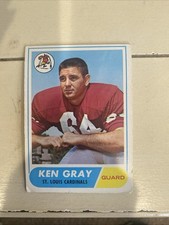 1968 Topps #138 KEN GRAY St Louis Cardinals Football Card
