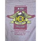 Vintage Harley Davidson Owners Group T Shirt Mens XL 1998 Milwaukee Rally