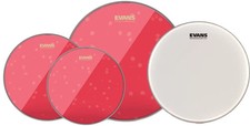 Evans Hydraulic Red 4-piece Tom Pack - 10/12/...