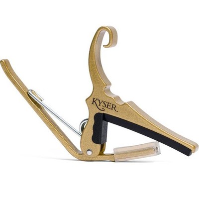 Kyser KG6G Quick-Change Acoustic Guitar Capo, Gold