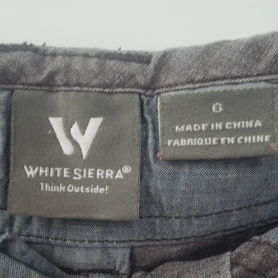 Pantalones cortos de mezcla de cáñamo WHITE SIERRA para mujer talla 6 Foto 3 de 4