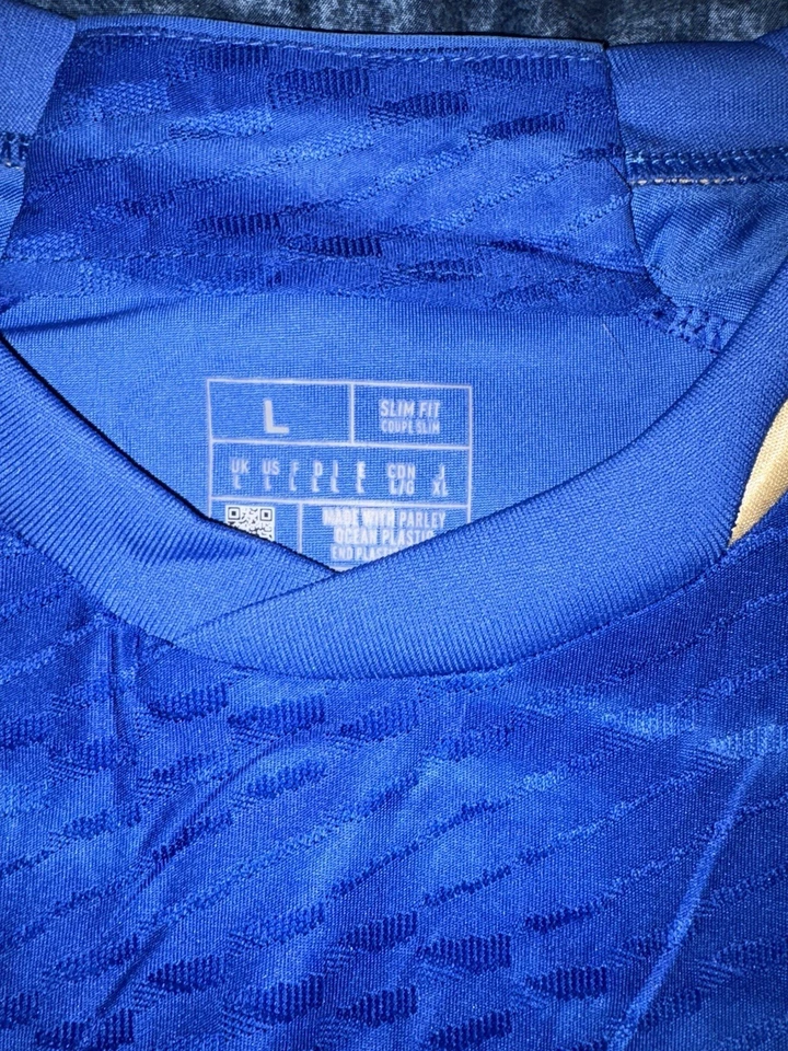 ADIDAS HOMBRE ITALIA 2023/24 AUTÉNTICO LOCAL JERSEY AZUL Foto 4 de 4