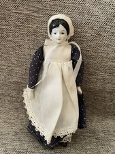 Vintage Small Cloth & Porcelain Doll W/ Original Clothing