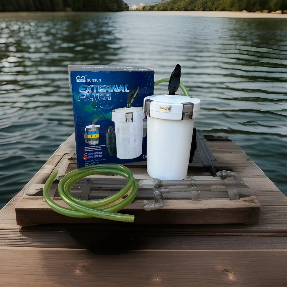 Sunsun 106GPH 3 Stage External Canister Filter & Pump HW603B for Aquarium Tank - Image 3 of 4