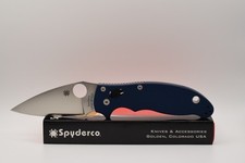 Spyderco Manix 2 - Cobalt Blue G-10 - SPY27 Blade