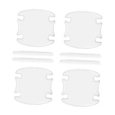8PCS Car Door Handle Protector Bumper Trim Guard Sticker, Transparent