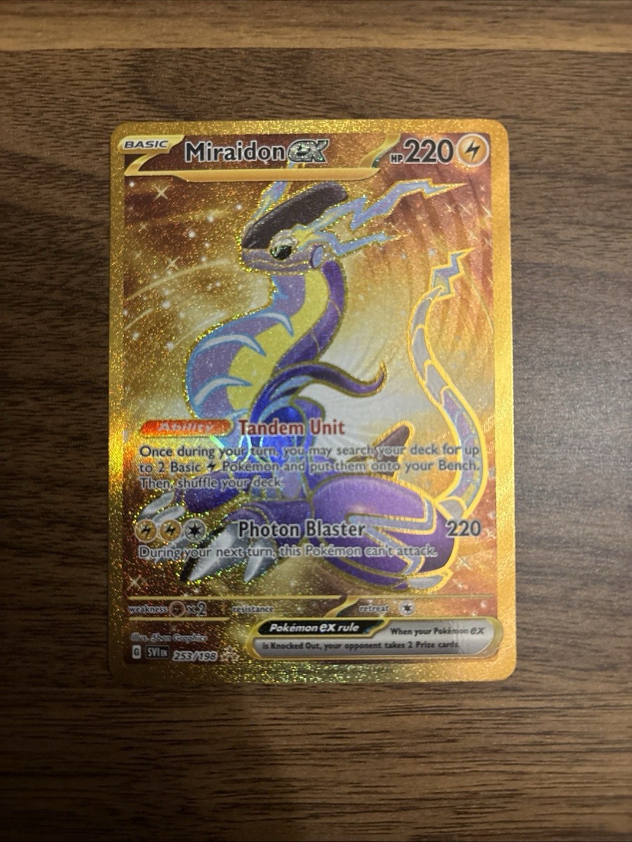 Miraidon EX 253/198 Hyper Rare SV: Scarlet & Violet Base Set Pokmon TCG NM | eBay Miraidon EX 253/198 Hyper Rare SV: Scarlet & Violet Base Set Pokmon TCG NM | eBay