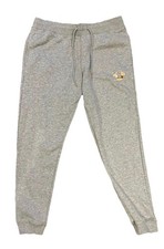 True Religion Mens Sweatpant Joggers NWT heather gray foil logo with gold