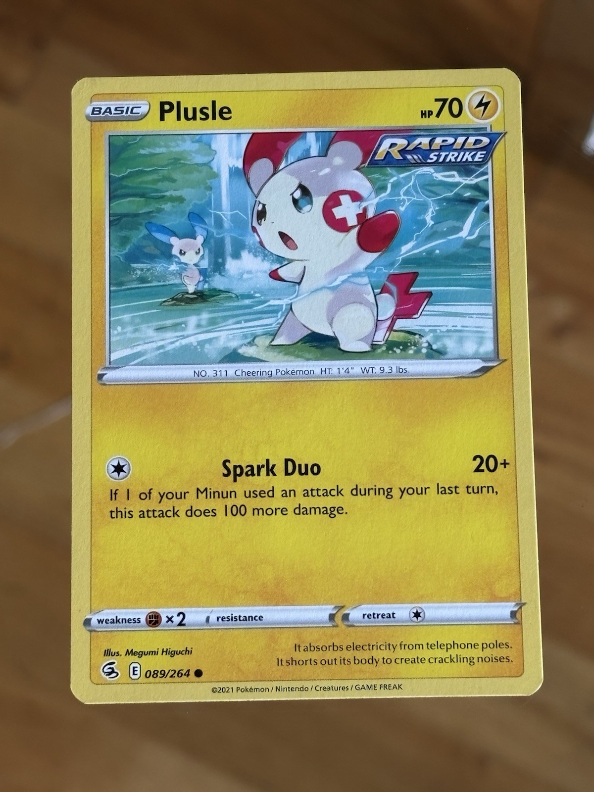 Plusle - 089/264 - Common Pokemon Card