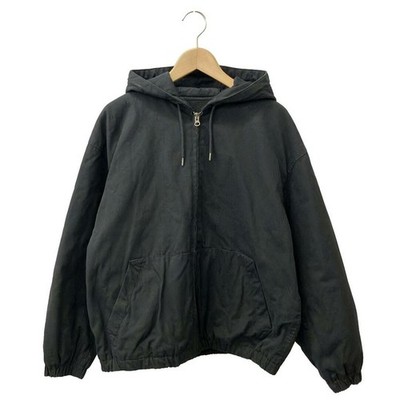 00's old uniqlo zipup Hoodie シャドーチェック Uniqlo Hooded Zip-up Blouson Men's L Damage Details ・Back