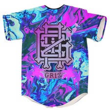 Griz trippy baseball jersey for EDM