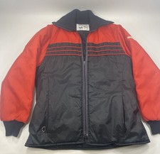 Vintage Yamaha Snowmobile Jacket Red Black Large Made In USA