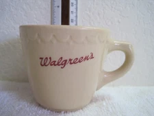 Vintage Rare 1950s Walgreen's Syracuse China Econo Rim Classic Coffee Cup Mug US