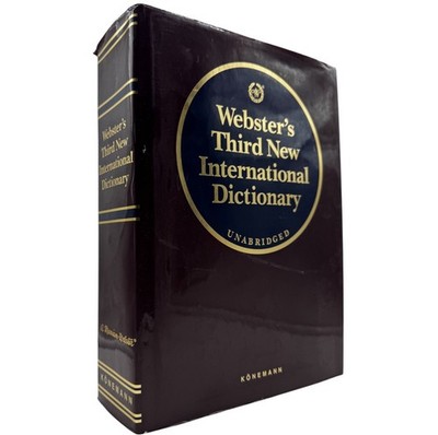 Websters Third New International Dictionary Unabridged Englisch Wörterbuch