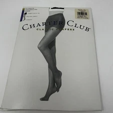 Charter Club Women’s Classic Shapers Sheer Control Top Pantyhose Chocolate Sz B