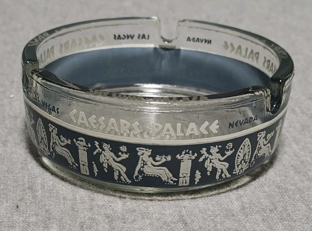 cigarette prices in las vegas today Caesars Palace 1960’s-70s Las Vegas Nevada Vintage Glass Cigarette Ash Tray