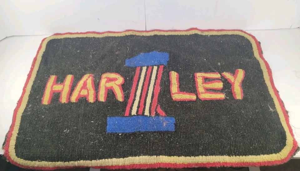 Alfombra vintage Harley Davidson #1 alfombra cueva garaje decoración coleccionable  Foto 2 de 4