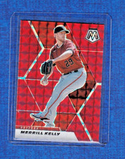 2021 Panini Mosaic Baseball RED MOSAIC PRIZM # 24 Merrill Kelly