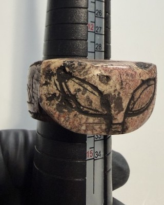Ojuelos De Jalisco Authentic Stone   Ring Symbols Space