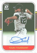 2021 Donruss Optic #RS87-TT Touki Toussaint Retro 1987 Signatures