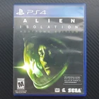 SEGA Alien: Isolation Nostromo Edition Sony PlayStation 4 PS4 2014 M NTSC-U/C