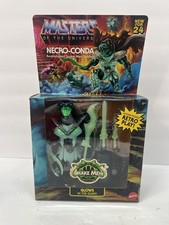MASTERS OF THE UNIVERSE ORIGINS NECRO-CONDA GLOW IN THE DARK SNAKE MEN  MOTU