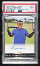2020 Leaf Ultimate Draft Silver Spectrum 2/15 Yoelqui Cespedes PSA 9 Auto m4h