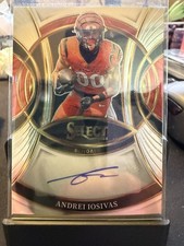 2025 Panini Select - Signatures Andrei Iosivas #SP-AIS Silver Prizm Autograph