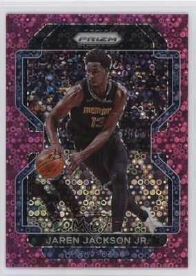 2021-22 Panini Prizm Fast Break Pink Prizm 37/50 Jaren Jackson Jr #35 lh0