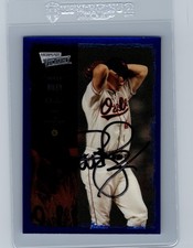2000 UPPER DECK VICTORY MATT RILEY AUTO AUTOGRAPHED SIGNED BALTIMORE ORIOLES