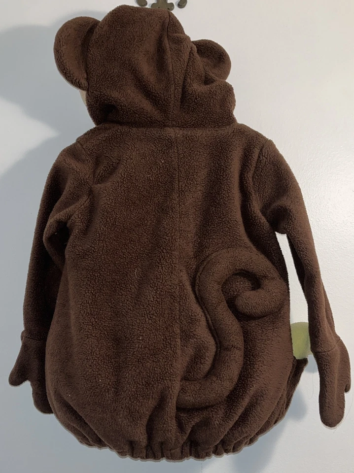 ANTIGUO AZUL MARINO Marrón Oscuro CHAQUETA MONO PANTALONES FELPA DISFRAZ HALLOWEEN 18-24 MESES Foto 2 de 4