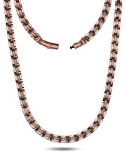 Feraco Copper Necklace for Men Women, 99.99 Pure Copper Magnetic Chains with...