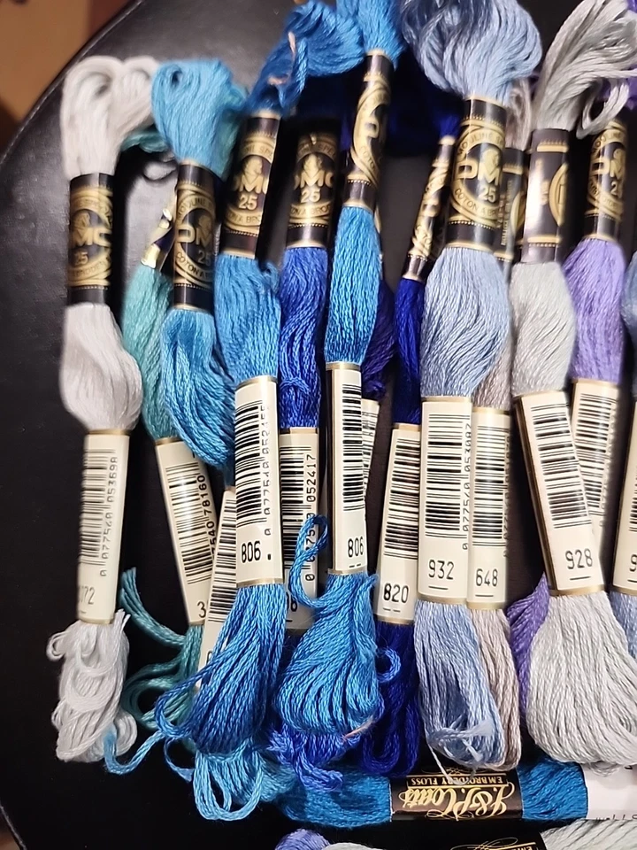 25+ Skeins Mixed Brands Cotton Embroidery Floss Mixed Lot Each New - Image 2 of 4