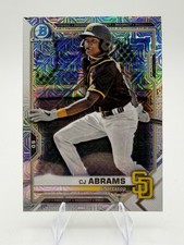 2021 Bowman - Chrome Prospects C.J. Abrams #BCP-14 Mojo Refractor (RC)