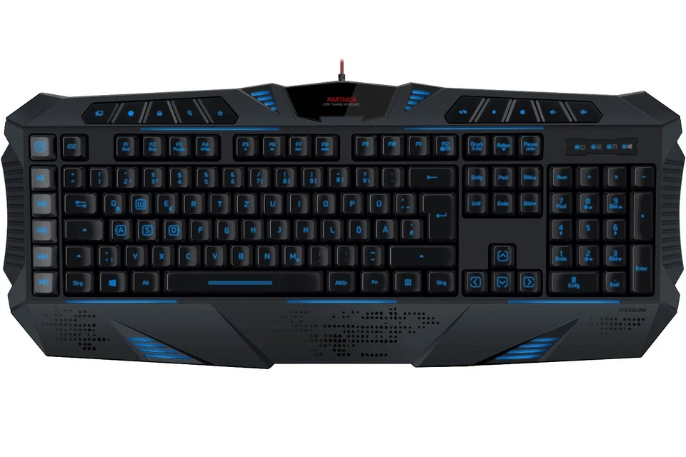 Speedlink PARTHICA USB Gaming Tastatur QWERTY LED Italien IT ITA Keyboard-Layout - Bild 4 von 4