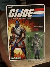 G.I. Joe Snake Eyes Arctic Commando Super7 ReAction  O-Ring 3.75  Action Figure