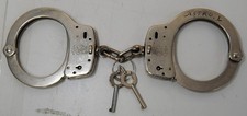 Smith  Wesson M-100 Handcuffs with Two Keys. Police Issue 