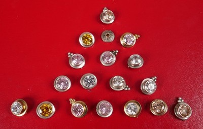 VERSCHIEDENES LOT DESIGNER SIGNIERT POD PDPAOLA ? STERLING SILBER 925 CHARM EDELSTEINE!!