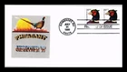 US COVER RING NECKED PHEASANT FIRST DAY ISSUE AMERICOVER 98 GG CACHET