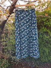 Seasalt Rose Skirt 12 strawberry print teal lovely condition 