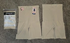 Shapermint All Day Every Day High Waisted Shaper Shorts Set of 2 Beige XL/2XL