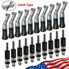 US Dental Low Speed Contra Angle Handpiece Attach/ Air Motor 4 Hole 1-10