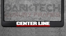 Center Line Wheels License Plate Frame Black Metal Street Racing Usa Perform Center Line Wheels License Plate Frame Black Metal Street Racing Usa Perform