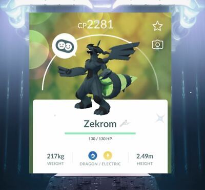 Pokémon Go Gen 6 ~ Shiny Zekrom ! Unregistered ok !~Reliable service~