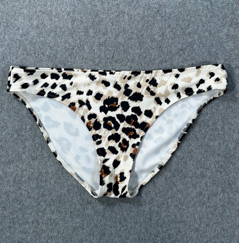Costume da bagno donna Aerie stampa leopardata fondo bikini medio nero marrone